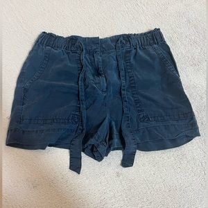 Loft paper bag waist shorts